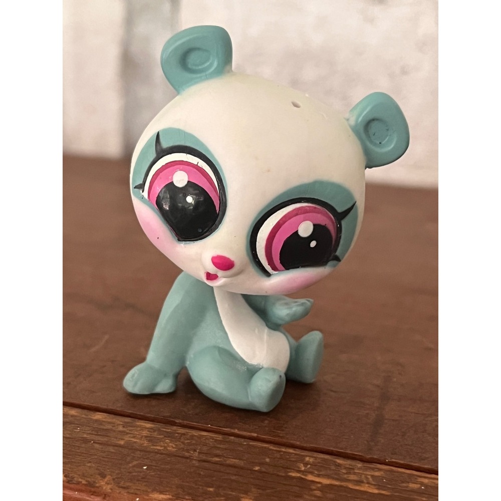 Littlest Pet Shop LPS Hasbro‎ Sally Zhen Blue White Panda Bear #3763
